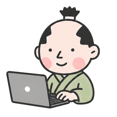 PCに向かうHAGAKURE君